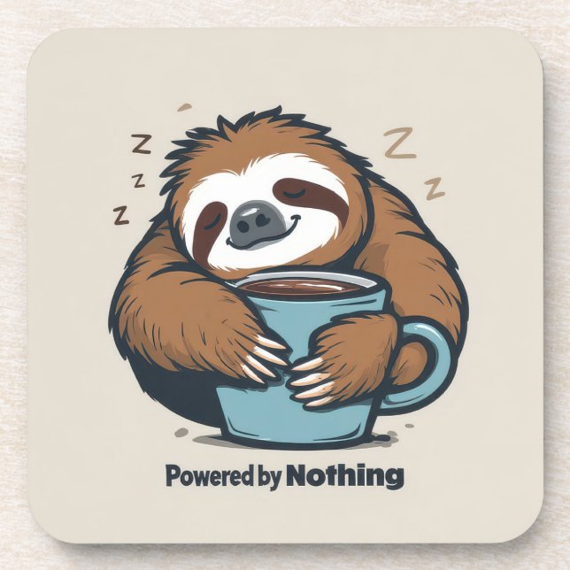 Kaffeeliebhaber Getränkeuntersetzer (Vorderseite)