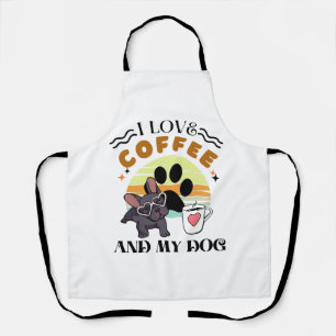 Kaffeeliebhaber - ich Liebe Kaffee und mein Hund Schürze