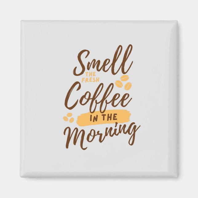 Kaffeeliebhaber jeden Tag Magnet (Vorne)