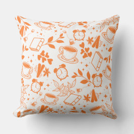 Kaffeeliebhaber modernes, Vintages, rustikales Ora Kissen