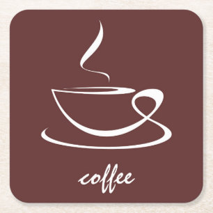 Kaffeeliebhaber Rechteckiger Pappuntersetzer
