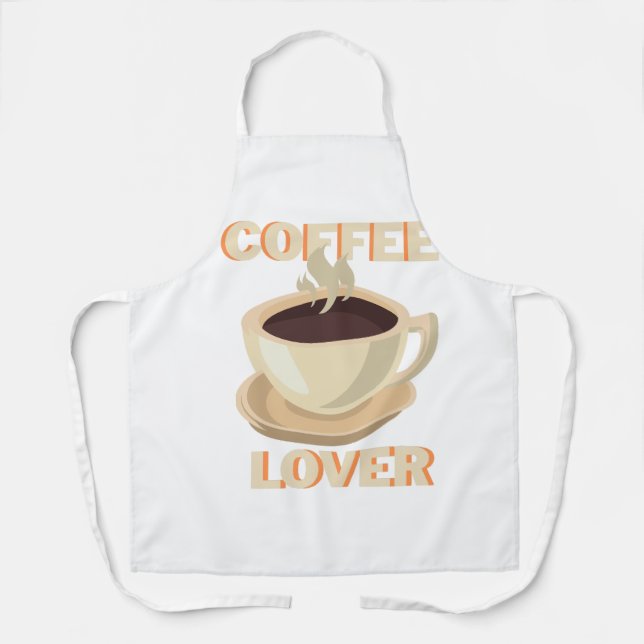 Kaffeeliebhaber – Süß und gemütlich für Kaffeefans Schürze (Vorderseite)