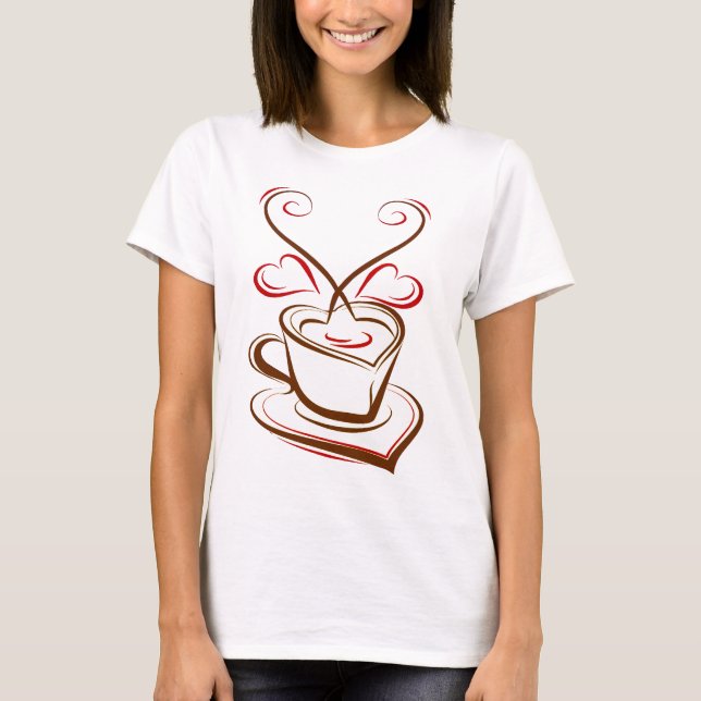 Kaffeeliebhaber-T - Shirt (Vorderseite)
