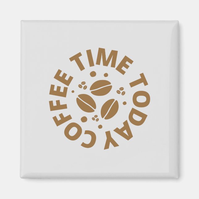 Kaffeeliebhaber und Kaffeebilder Magnet (Vorne)