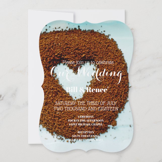 Kaffeeliebhaber UNITE! Einladung (Vorderseite)