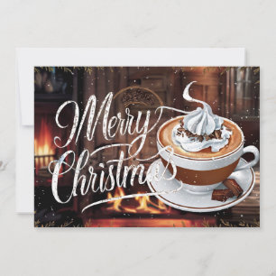 Kaffeeliebhaber Weihnachtskarte Nr. 16 Feiertagskarte