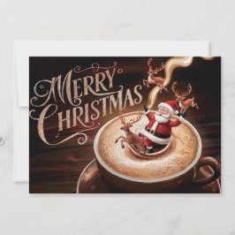 Kaffeeliebhaber Weihnachtskarte Nr. 2 Feiertagskarte