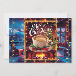 Kaffeeliebhaber Weihnachtskarte Nr. 8 Feiertagskarte