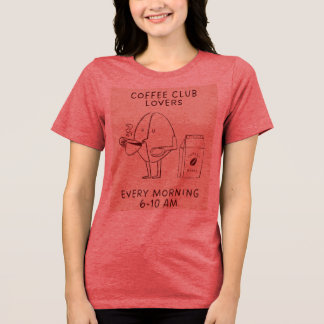 Kaffeeliebhaberinnen T-Shirt Tri-Blend Shirt
