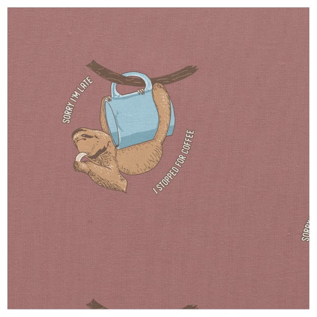 Kaffeeloch Stoff (Nahaufnahme)