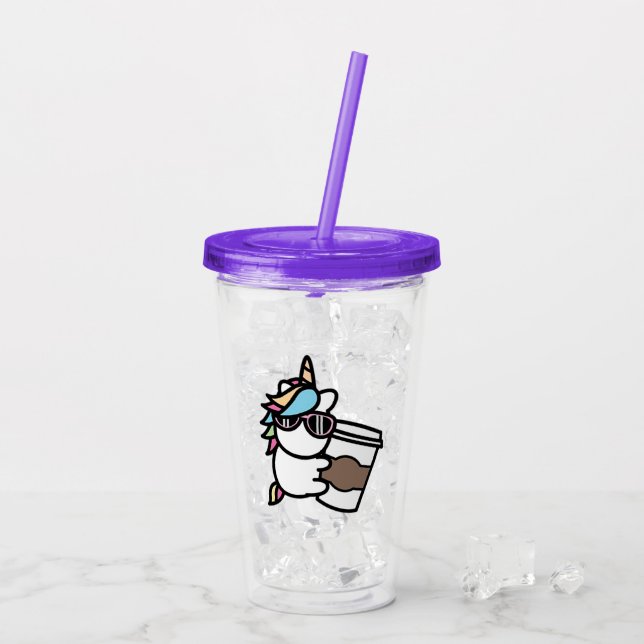 Kaffeemaschine Acryltrinkbecher (Rückseite Ice)