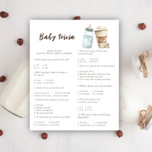 Kaffeemaschine - Baby Trivia Game