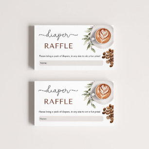 Kaffeemaschine - Baby wird Windeln zubereiten Begleitkarte