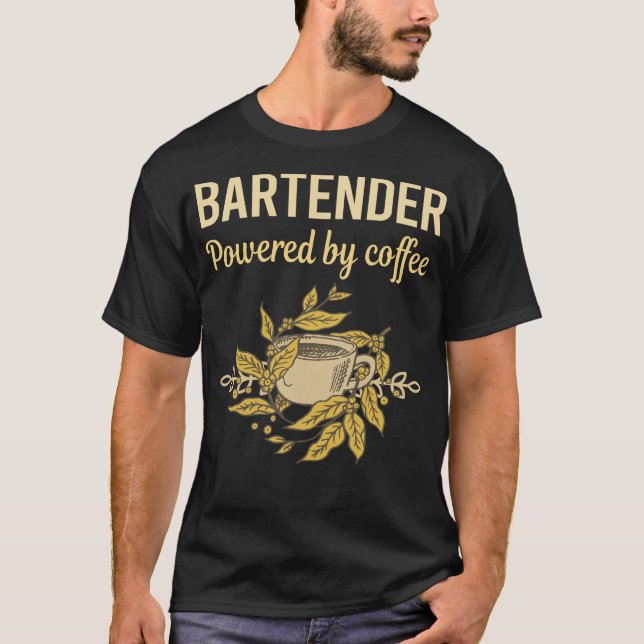Kaffeemaschine - Barkeeper T-Shirt (Vorderseite)