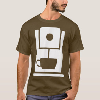Kaffeemaschine Cafe Arbeiter einheitlich T-Shirt