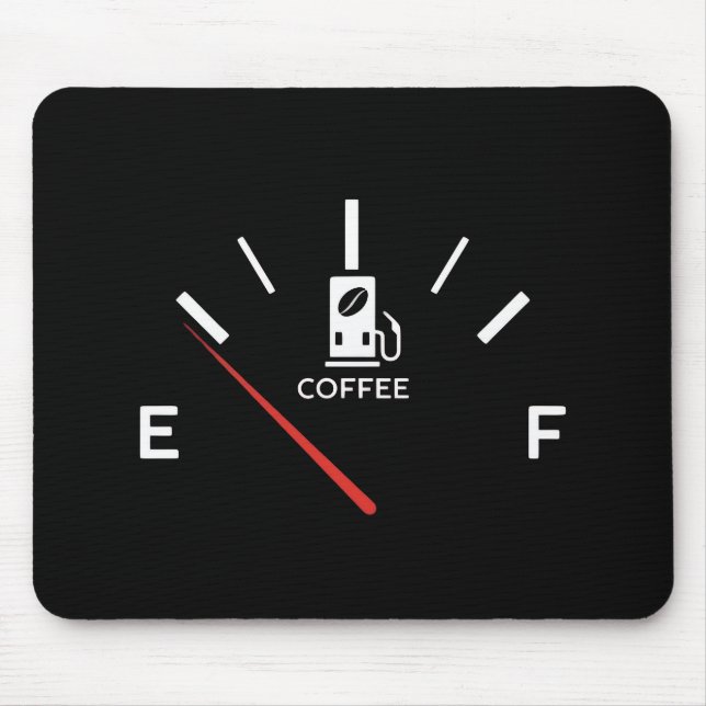 Kaffeemaschine - Energiebereich leer Mousepad (Vorne)