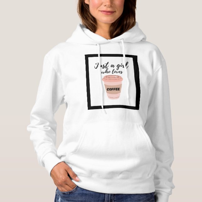 Kaffeemaschine für Frauen Hoodie (Vorderseite)