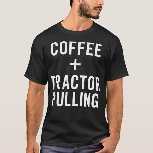 Kaffeemaschine für Traktor T-Shirt (Vorderseite)