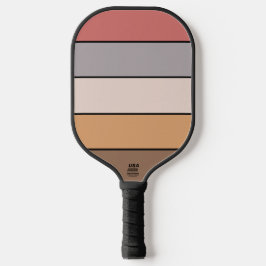 Kaffeemaschine Grau Dusty Rose auf Aquarellpapier Pickleball Schläger