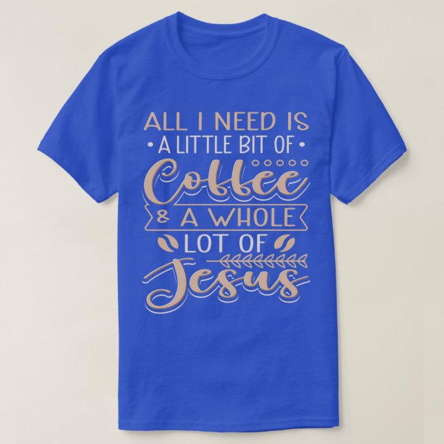 Kaffeemaschine Jesus T-Shirt (Design vorne)