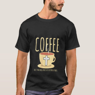 Kaffeemaschine mit Inspiration Koffein hinzufügen T-Shirt