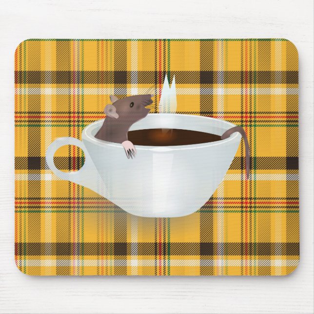 Kaffeemaschine Mousepad (Vorne)