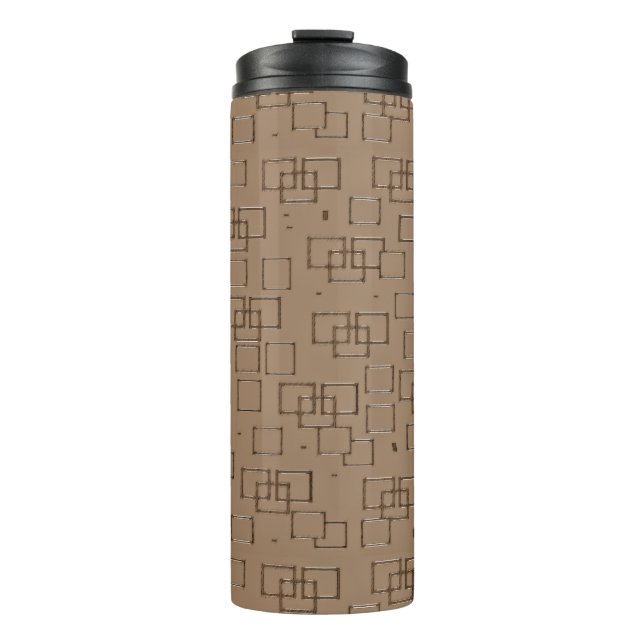 Kaffeemaschine Muster Thermosbecher (Vorderseite)