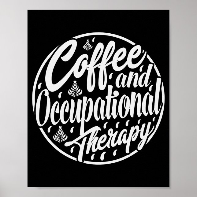 Kaffeemaschine OT Therapeutin Poster (Vorne)