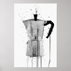 Kaffeemaschine Poster