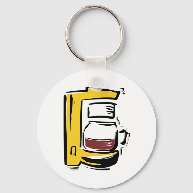 Kaffeemaschine Schlüsselanhänger (Vorderseite)
