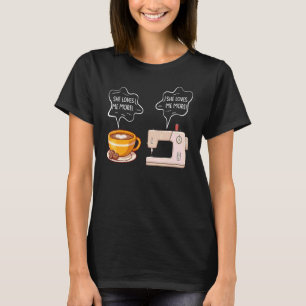 Kaffeemaschine Seamstress T-Shirt