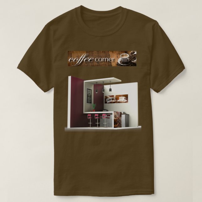 Kaffeemaschine T-Shirt (Design vorne)