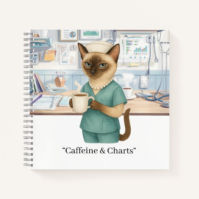 Kaffeemaschine und IHRER EIGENEN TEXT Notizbuch (Vorderseite)