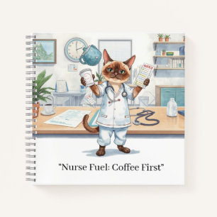 Kaffeemaschine und IHRER EIGENEN TEXT Notizbuch