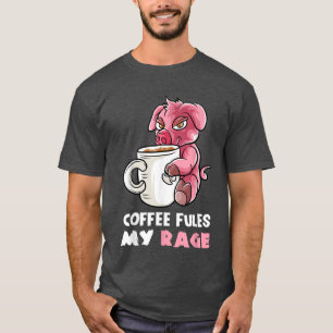 Kaffeemaschinen meine Wut in meiner Tasse Koffein  T-Shirt