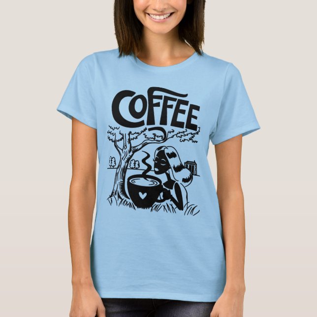 Kaffeemödchen T-Shirt (Vorderseite)