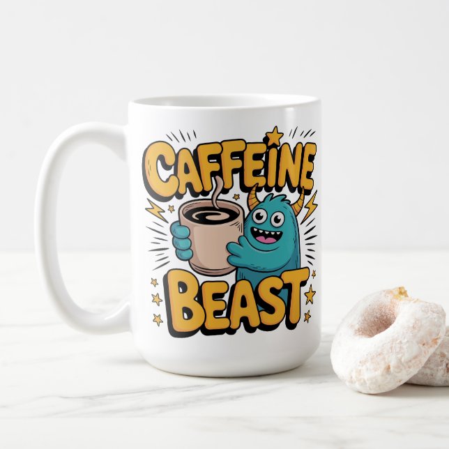 Kaffeemonster Kaffeetasse (Mit Donut)