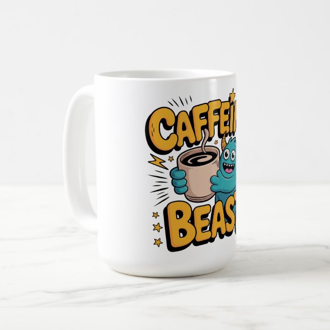 Kaffeemonster Kaffeetasse (Vorderseite Links)