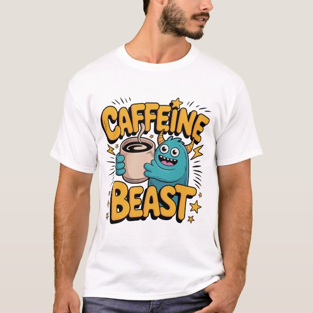Kaffeemonster T-Shirt (Vorderseite)