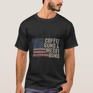 Kaffeemühlen & Messinggeblasen - Die Flagge der US T-Shirt