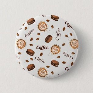 Kaffeemuster Button
