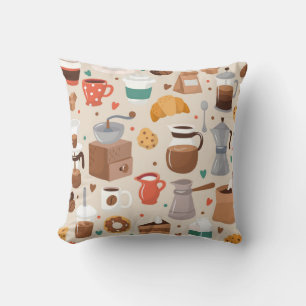 Kaffeemuster Kissen
