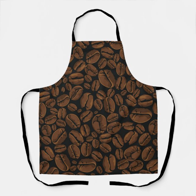 Kaffeemuster Schürze (Vorderseite)