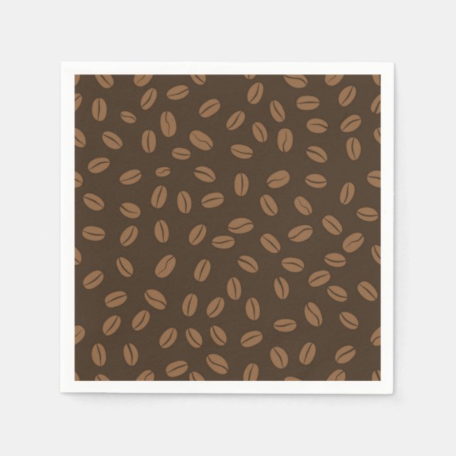 Kaffeemuster Serviette (Vorderseite)