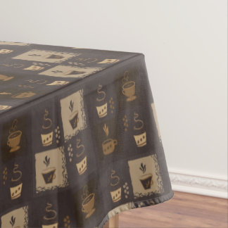 Kaffeemuster-Tischdecke Tischdecke