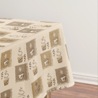 Kaffeemuster-Tischdecke Tischdecke