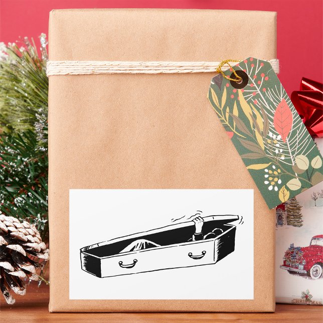 Kaffeeöffnung Rechteckiger Aufkleber (Von Creator hochgeladen)