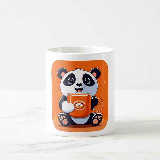 Kaffeepanda: Kutness-Überladung Kaffeetasse (Mittel)