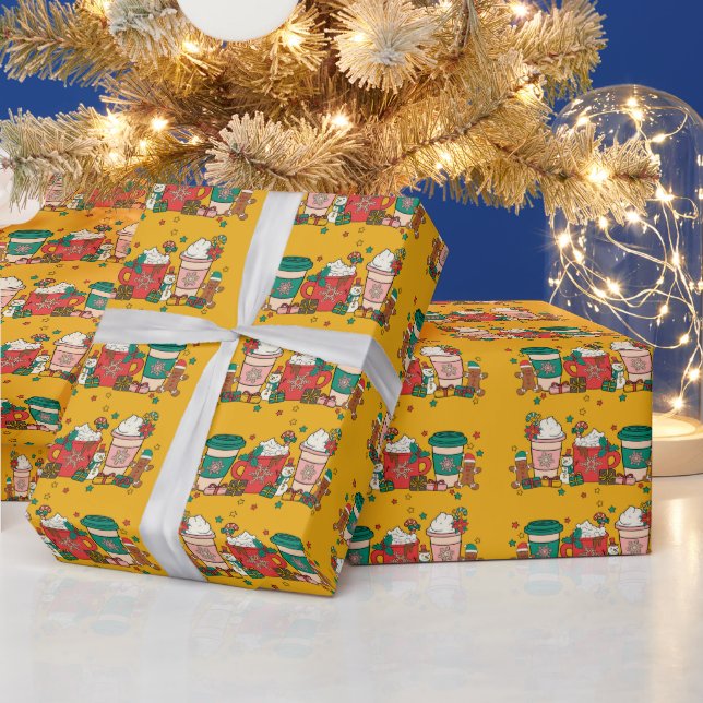 Kaffeepapier Geschenkpapier (Feiertage)