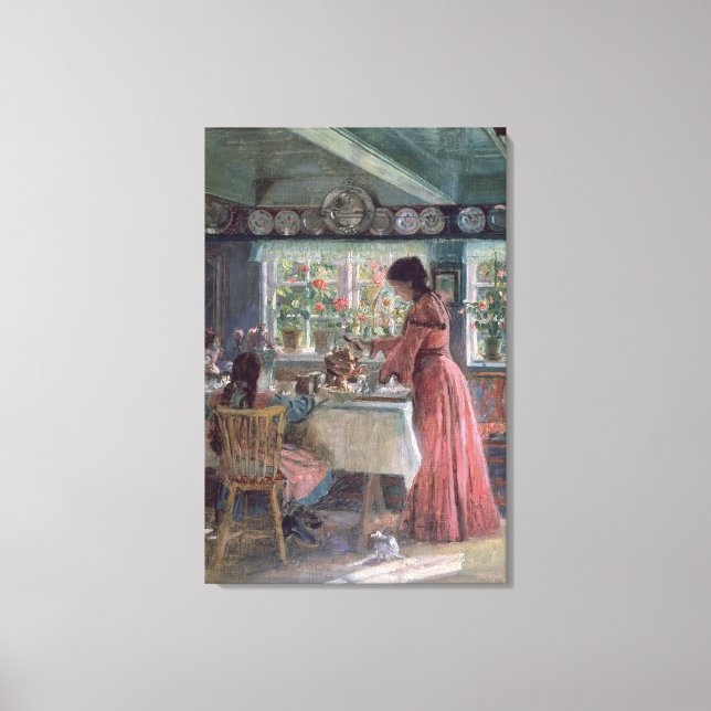 Kaffeepause 1906 leinwanddruck (Vorderseite)